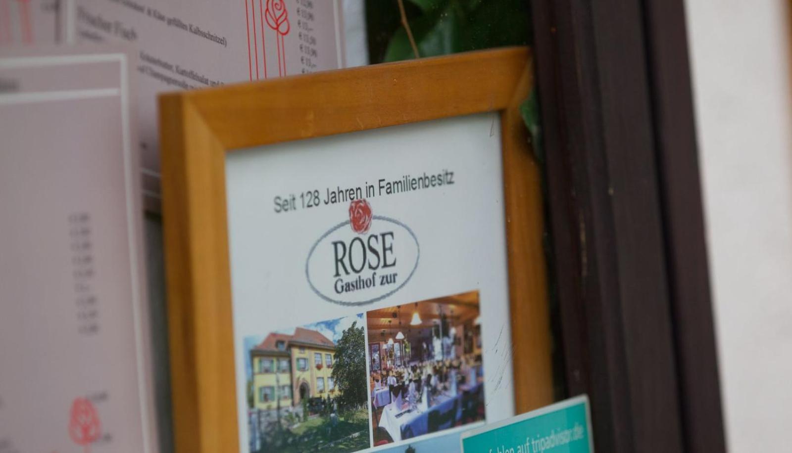 Gasthof Zur Rose Weinheim Exteriör bild